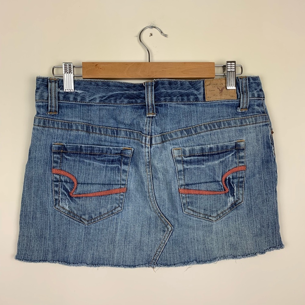 🌟 3/$20 Eligible! American Eagle Mini Jean Skirt Size 6 - Picture 3 of 6